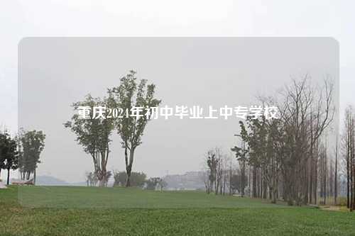 重庆2024年初中毕业上中专学校