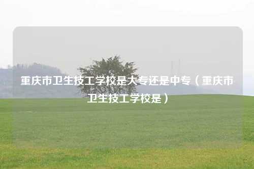 重庆市卫生技工学校是大专还是中专（重庆市卫生技工学校是）